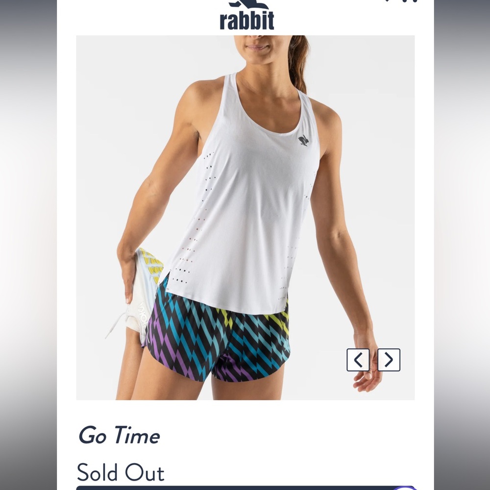 Rabbit Running Go Time Tank